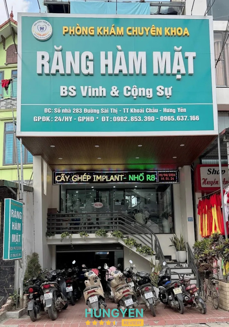 Bài đánh giá về Nha khoa BS Vinh & Cộng Sự, Hưng Yên