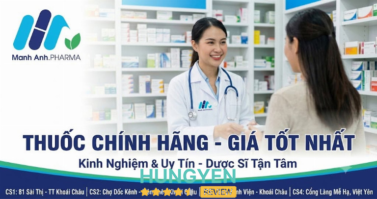 Quầy Thuốc Mạnh Anh – Chợ Dốc Kênh, Kênh Hạ, Khoái Châu